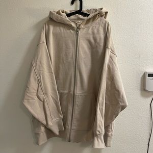 NWOT 100% zip up hoodie